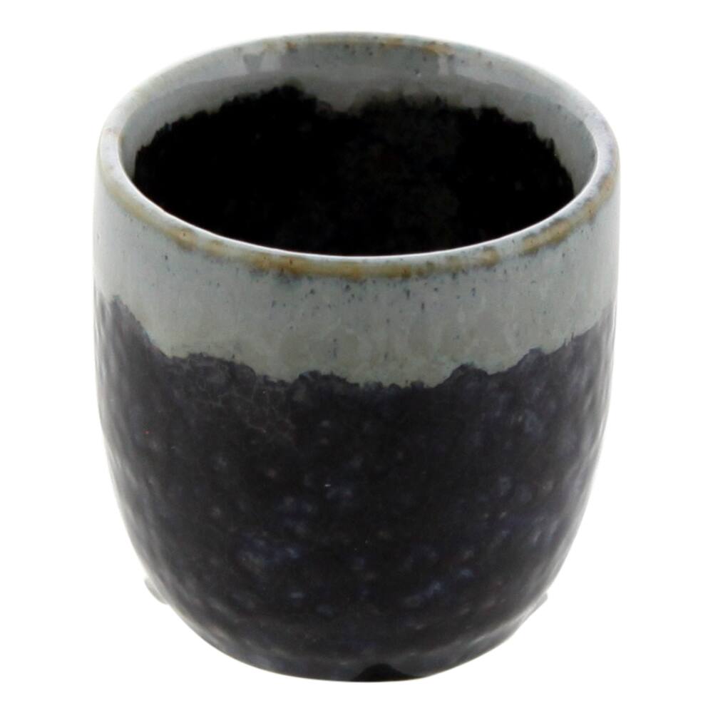 Blue Han Tsutsu-gata Sake Cup Ochoko