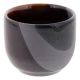 Brown Han Tsutsu-gata Sake Cup Ochoko (4.3cm)